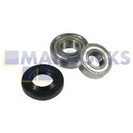 Genuine Original Indesit Ariston AL9-10UK, W93-101-103-113UK, WA115, WG113-1130UK Type with 6203ZZ & 6204ZZ Bearings Drum Bearing & Oil Seal Kit