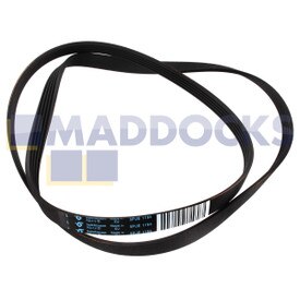 Genuine Original Ariston 1200; Bosch WG1185WG; Hotpoint HV7, WDD, WDF, WDL, WMD, WMF, WML; Indesit IWB, IWC, IWD, IWE, SIXL, WIDXL, WIXL, WIXXE; Servis Quartz Metal Drum Series Drive Belt (1194J5)