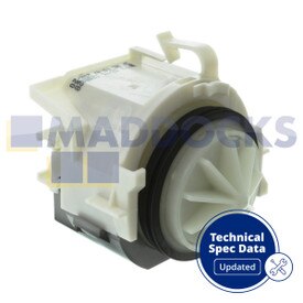 Compatible for BSH Bosch, Neff, Siemens Multi-Model Fitting Dishwasher Drain Pump