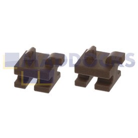 Genuine Original Bosch Siemens C15 Type Rear Grille Socket Ceramic Holder Bushings (Pack of 2)