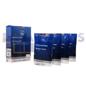 Genuine Original BSH Machine Cleaner Sachets for Dishwashers (Pack of 4 x 45g Sachets)