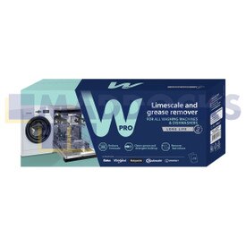 Genuine Original Wpro 'DES121' Universal Washing Machine and Dishwasher Limescale and Grease Remover (Pack of 12 x 50g)