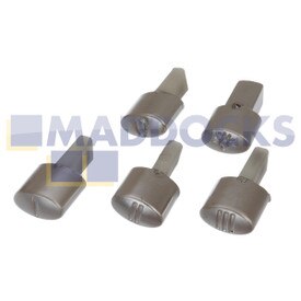 Genuine Original Hotpoint HE6, HE7, HE9 Series Cooker Hood PCB Module Push Button Knobs (Pack of 5)