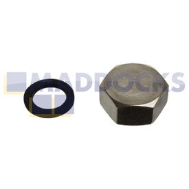 Genuine Original Indesit Blanking 3/4" Stop End Brass Cap (Pack of 10)