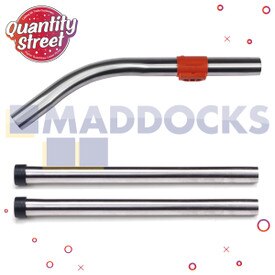 Genuine Original Numatic 3-Piece Stainless Steel NPC Friction-Fitting Bent End & Extension Rod Tube Kit (32mm)