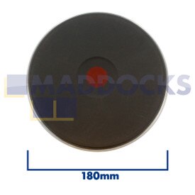 No Longer Available. Order 110-EL-027390 [Genuine Original Beko D500, S500, DV600 Type Narrow 4mm Rim Quick Heat Solid Hotplate (180mm & 2000W)]