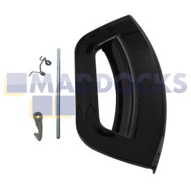No Longer Available. Order 101-IN-49905C [Compatible for Hotpoint Futura Black Series Door Handle Kit]