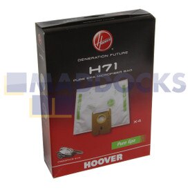 Genuine Original Hoover 'H71' Type Freespace Evo Series "PureHepa" SMS Microfibre Bags (Pack of 4)