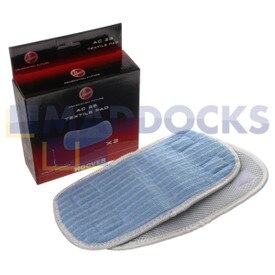 Genuine Original Hoover Steam Express Textile Pad (AC25, Pack of 2)