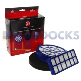 Genuine Original Hoover Breeze Series Vacuum Cleaner Pre-Motor & Post-Motor Filter Kit (U81)