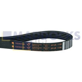 Genuine Original AEG, Brandt, DeDietrich, Electrolux, Tricity Bendix, Zanussi Multi-Model Fitting Drive Belt (1196J5EL)