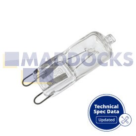 Genuine Original Electrolux Oven Capsule Bulb Lamp (G9, 230V, 40W, 300°C)