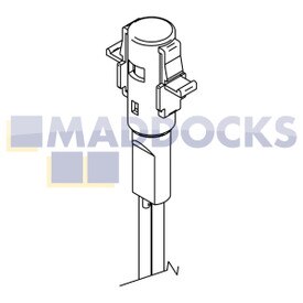Genuine Original Electrolux Control Lamp, Red, L=600