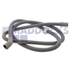 Genuine Original AEG, Electrolux, Husqvarna, Ikea, John Lewis, Pelgrim, Rex, Rosenlew, Zanker, Zanussi Multi-Model Fitting 'No-E' Type Dishwasher Drain Outlet Hose (2.25m)