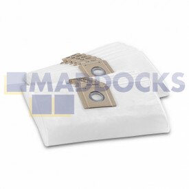 Genuine Original Karcher T10, T12, Trek Vac 2, Trek Vac 3 Series Vacuum Cleaner SMS Microfibre Dust Bags (Pack of 10)