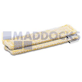 Genuine Original Karcher WV2 Plus, WV6 Plus, WVP10 Series Indoor 70mm x 275mm x 30mm Microfibre Wiping Cloths (Pack of 2)