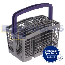 Genuine Original Beko Multi-Model Fitting 'Sliding' Type Dishwasher Cutlery Basket