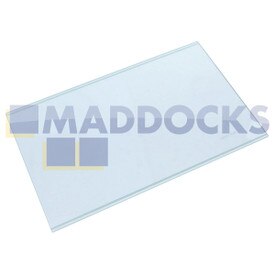 Genuine Original Beko SN140220, SS140020 Type Fridge Freezer Glass Shelf (463mm x 285mm x 4mm)