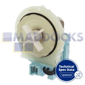Genuine Original Beko WY, WEY, WX, WEX; Blomberg LWF; Grundig GW7 Type Washing Machine Drain Pump Motor Base