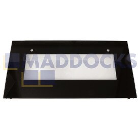 Genuine Original AD531AW, KDG581W; Flavel MLB7CDK Type 25L Top Oven Outer Front Door Glass