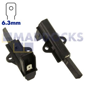 Compatible for Indesco/ICE Motor '1st Type' Carbon Brushes (28mm x 12mm x 5mm, Pack of 2)