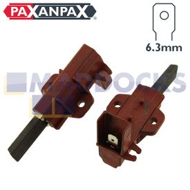 Compatible for Indesco/ICE Motor '3rd Type' Carbon Brushes (26mm x 12.5mm x 5mm, Pack of 2)