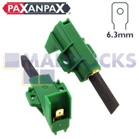 Compatible for Arcelik Motor 'Type L24MF7' Carbon Brushes (35mm x 17mm x 5mm, Pack of 2)