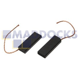 Compatible for Bosch Motor 'Non-Clip On' Terminal Free Carbon Brushes (32mm x 12mm x 5mm, Pack of 2)