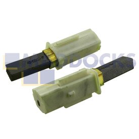 Genuine Original Ametek Lamb Produced Carbon Brushes for 5.7" 220-240V Motors, .323" Width for 22-Bar, 1.275" Commutators (833423-62, 30mm x 11mm x 8mm, Pack of 2)