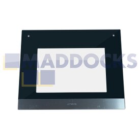 Genuine Original Smeg FC65X, FC66X, FC66X1, FP131X, FP131X1 Post 01/2009 Series Main Oven Outer Door Glass External Glass