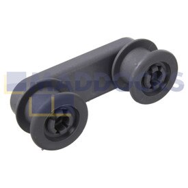 Genuine Original Smeg Multi-Model Fitting Dishwasher Left Hand Support Wheel and Support Bracket