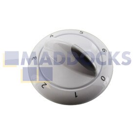 Genuine Original Beko DVC6531W, DV5531W, DV5522W Type Cooker Hob White Control Knob