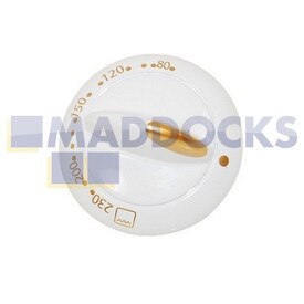 No Longer Available. Discontinued [Genuine Original Beko SC1530W Series White Main Oven Control Knob]
