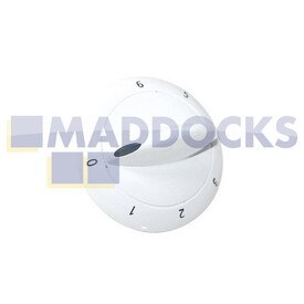 No Longer Available. Discontinued [Genuine Original Beko DC3511W Series White Grill Knob]