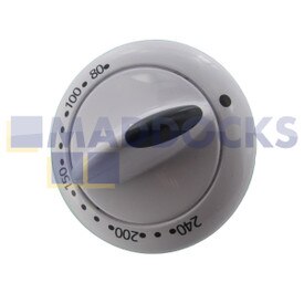 No Longer Available. Order 52-BS-02 [Genuine Original Beko SCG7530B, DC3511W Type White Oven Control Knob]