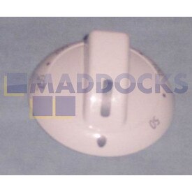 Genuine Original Beko C60FW, C60SW; Carlton C60FW, C60SW Type White Control Knob