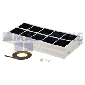Genuine Original BSH Bosch DHE645MGB, DWEPI1AGR, DHE635BGB, DHE645MGB, LE1TIE1GB, LE1TIE2GB, LE1TIE3GB Type Carbon Charcoal Filter Kit (DSZ11AF)