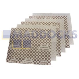 Genuine Original BSH Bosch, Neff, Siemens Universal Fitting Cut-to-Size Cooker Hood Paper Grease Filters (Pack of 6)