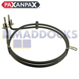 Compatible for Beko FBU70; Lamona LAM4400; Brandt, Homark, DeDietrich, White Westinghouse, Proline EF7000 Series Fan Oven Element (2000W, 230V)