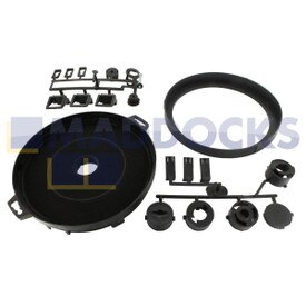 Universal Carbon Charcoal Filter with Attachments (210mm, Pack of 1)