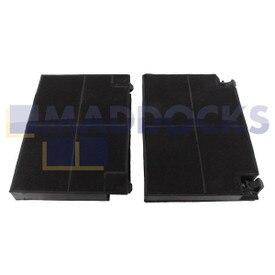 Compatible for Faber EFF70 Carbon Charcoal Filters (195mm x 140mm x 20mm, Pack of 2)