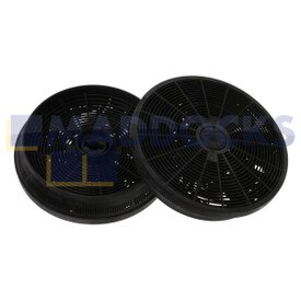 Genuine Original Beko CCE, CGM, ACM, AHP, CCB Type Cooker ACK62259 Carbon Charcoal Filter (130mm x 149mm, Pack of 2)