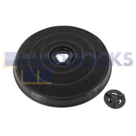 Compatible for Indesit, Ariston Type E233 Carbon Charcoal Filter (233mm x 28mm, Pack of 1)