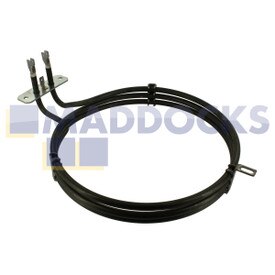 Compatible for Electrolux EOQ105XS; Tricity Bendix; Zanussi ZBQ965W, ZBF360X, ZBF660X Series 3-Turn Fan Oven Element (2000W, 230V)