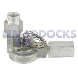 Compatible for AGA Rayburn G33, G7 Types Natural Gas and LPG Versions Flame Failure Device FFD FSD Assembly (GSD100-61M) Boiler Type with 2 Alloy Adaptors