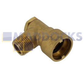 Universal EN14800 Gas Cooker Angle Bayonet Socket (½”)