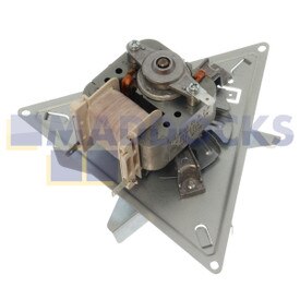 Compatible for AEG, Hygena, Neff, Stoves Fan Motor Assembly & Aluminium Fan Blade with Triangular Mounting Plate