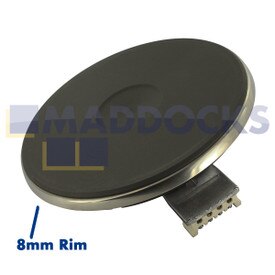 Universal Wide 8mm Rim Standard Heat Solid Hotplate (180mm & 1500W)