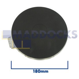 Genuine Original EGO Universal Narrow 4mm Rim Standard Heat Solid Hotplate (180mm & 1500W)