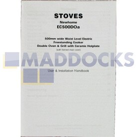 No Longer Available. Discontinued [Genuine Original Stoves, Belling, New World User Handbook Instruction Manual (Stoves EC500DOA)]